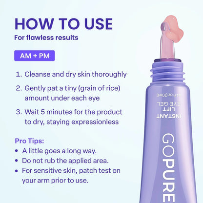 GOPURE Fine Line Fix Duo - Eye Gel + Anti Wrinkle Moisturizer